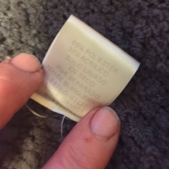 Umgee Women's Open Cardigan Pop Corn Texture Grey  Size L - Picture 7 of 7